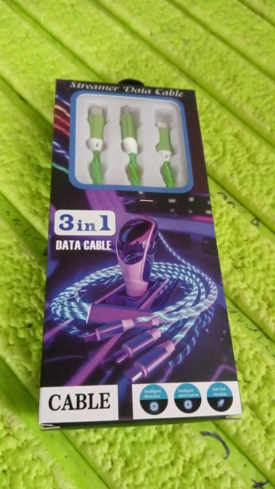3 in 1 Charging Cable Light Up Fast Charger Multi Charging Cable (1 Pc) 3 in 1 Charging Cable Light Up Fast Charger Multi Charging Cable (1 Pc)